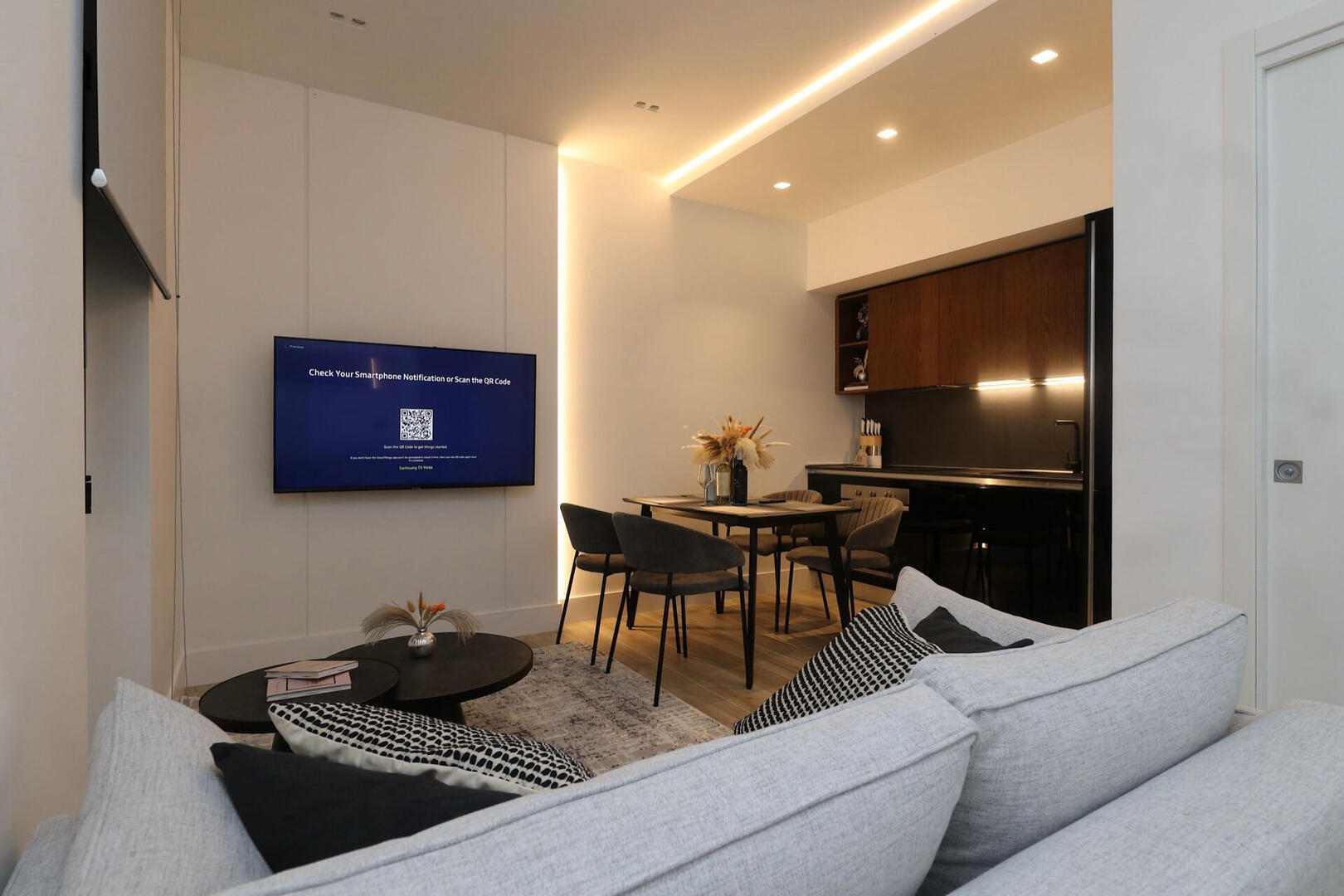 Wide view of Living Area